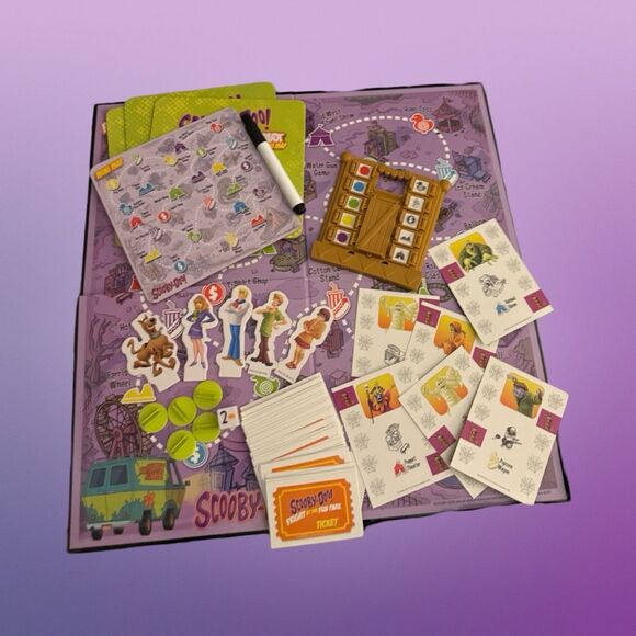 Open Box Scooby-doo Fright at the Fun Park Game Complete - Picture 5 of 12